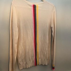 Roolee thin rainbow stripe sweater